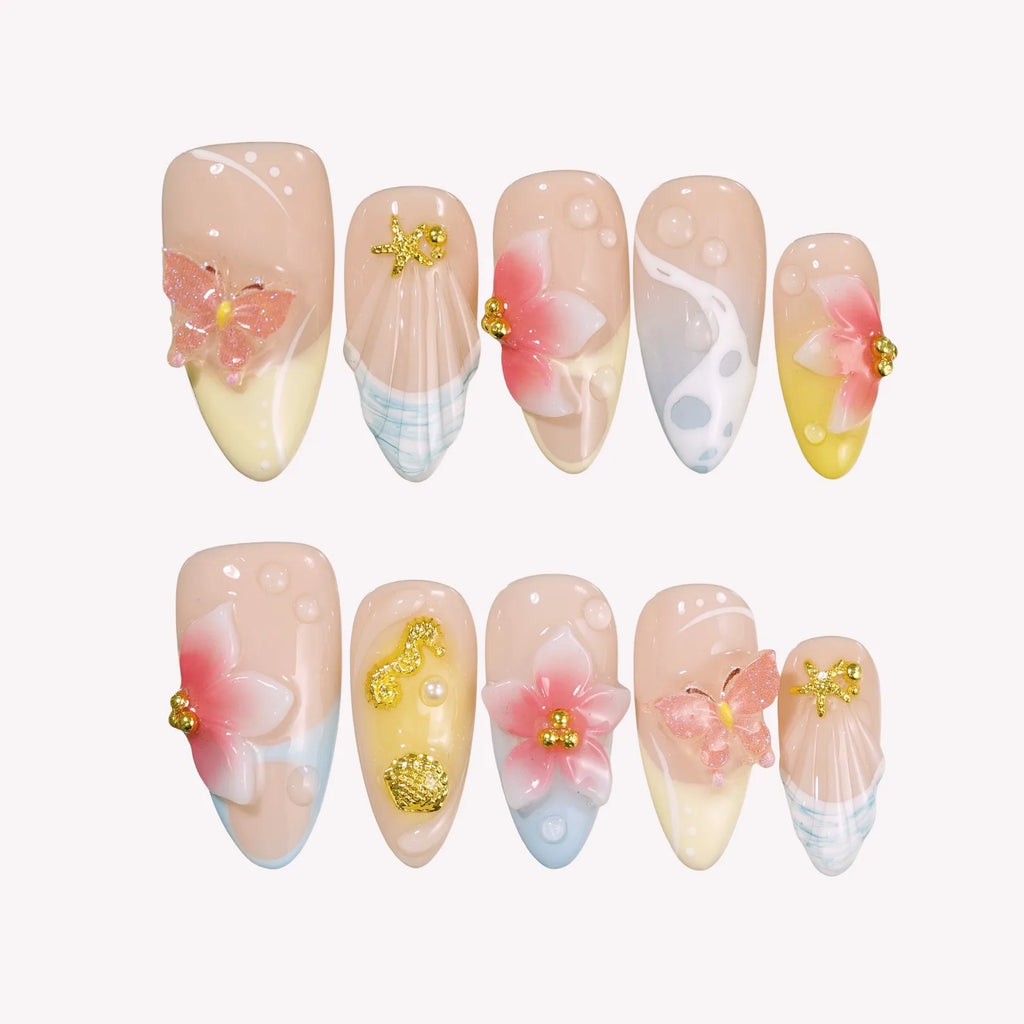 Bloomwave - medium almond